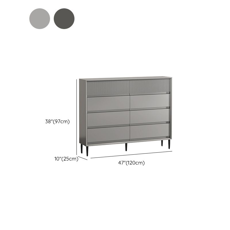 Classic Glam Storage Chest Stone Storage Chest Dresser with 5/6/8 Drawers