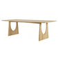 Rectangle Wood Color Dining Table Pinewood Solid Wood Table Modern with Double Pedestal Clearhalo ' dining_table' 'Dining Tables & Seating' 'Dining Tables' 'furn' 'furn_dining_table' 'Furniture' 'furniture_dining_table' 'Kitchen & Dining Furniture' 'kitchen&dining_furn' 'kitchen' 'kitchen_dining_table' 1200x1200_ae77f50b-07c6-448e-a97e-365fca85a4fa