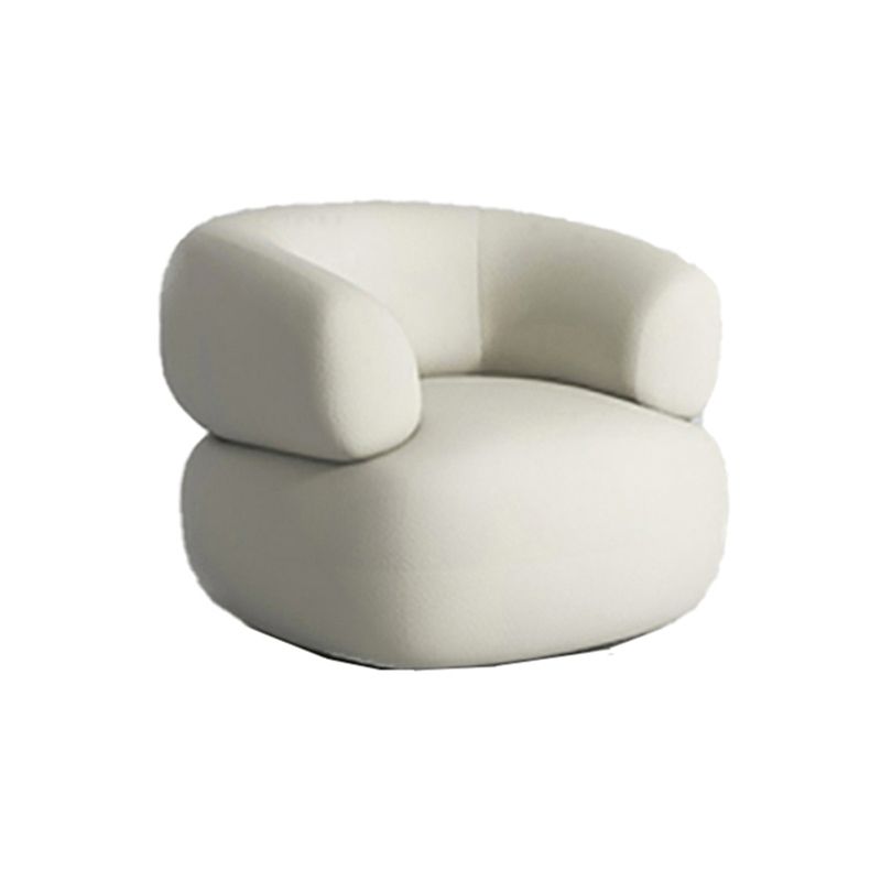 リビングルームのためにタイトな背中を持つ現代の湾曲したソファの傾斜腕ソファ