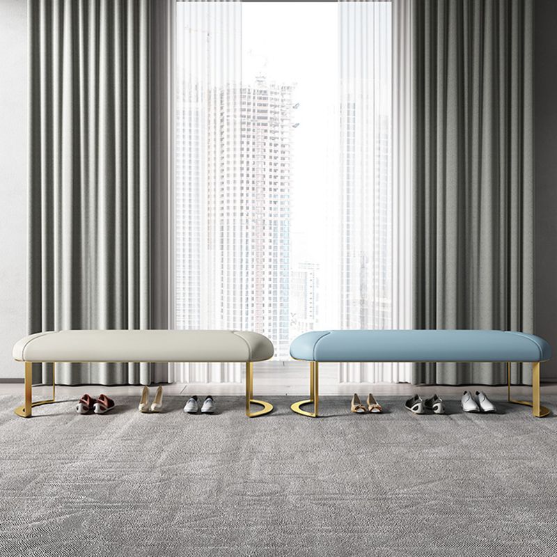 Rectangle 15.7" Wide Entryway Bench Cushioned Upholstered Seating Bench Clearhalo 'Benches' 'Chairs & Seating' 'furn' 'furn_benches' 'Furniture' 'Living Room Furniture' 1200x1200_ae7c78bf-c348-4396-a87d-39df429cc3ff