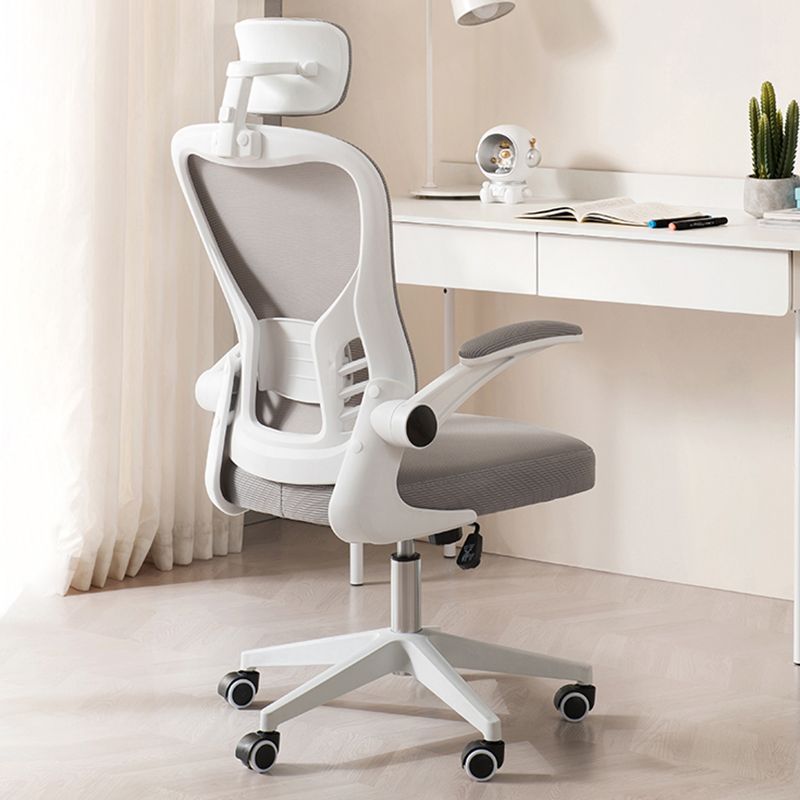 Modern Office Chair Adjustable Seat Height Swivel Chair with Breathable Back Clearhalo 'furn' 'furn_office_chair' 'Furniture' 'Office Chairs' 'Office Furniture' 'office_chair' 1200x1200_ae7ce15d-c388-4d6d-959b-830aaa5fe851
