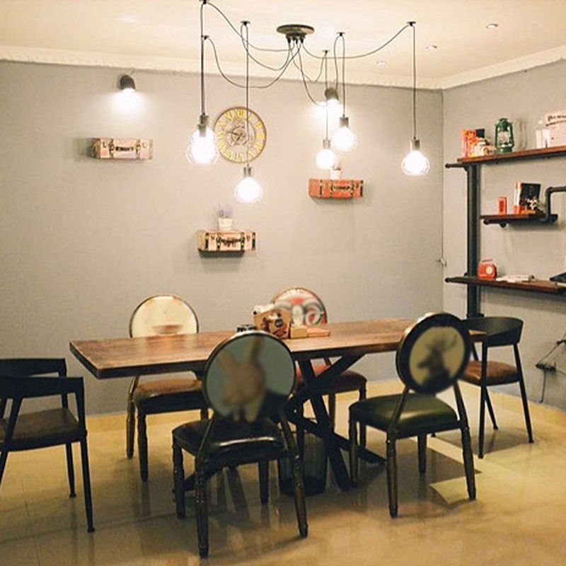 Modernes Braun im Kiefern Esstisch Rechteck Esstisch für Küche