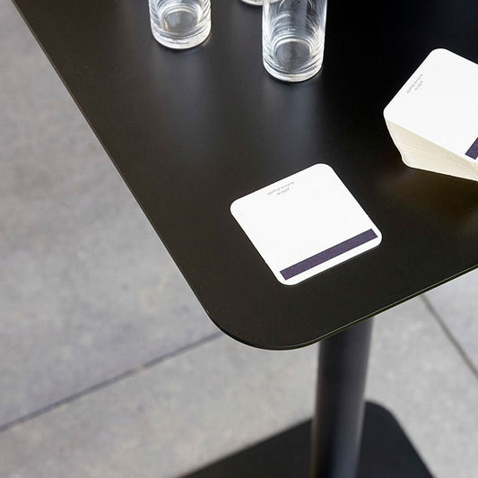 Mid-Century Round Corner Table Metal Pedestal Sofa Side End Table