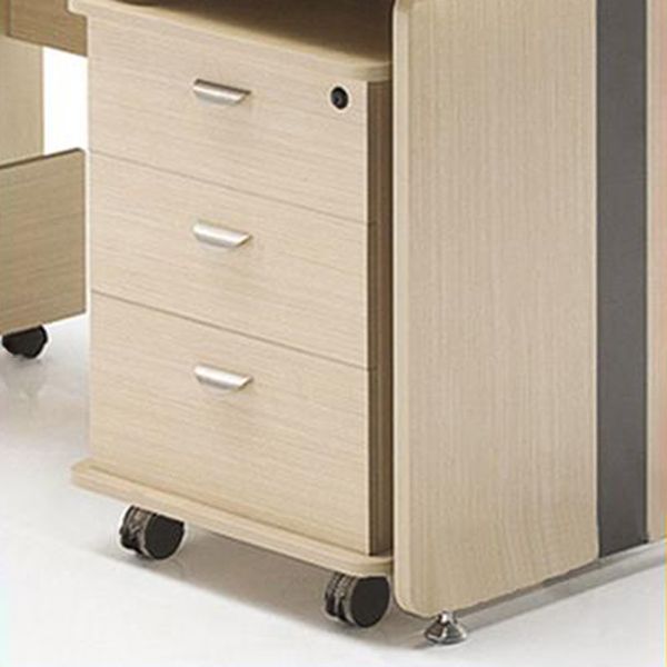 29.25-inch H industriële kantoorbureau vervaardigd houten computer bureau