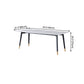 Wood Industrial Rectangular Dining Table Sintered Stone Table with 4 Black Legs Clearhalo ' dining_table' 'Dining Tables & Seating' 'Dining Tables' 'furn' 'furn_dining_table' 'Furniture' 'furniture_dining_table' 'Kitchen & Dining Furniture' 'kitchen&dining_furn' 'kitchen' 'kitchen_dining_table' 1200x1200_ae8006b3-4502-4466-8c04-ff01e3350738