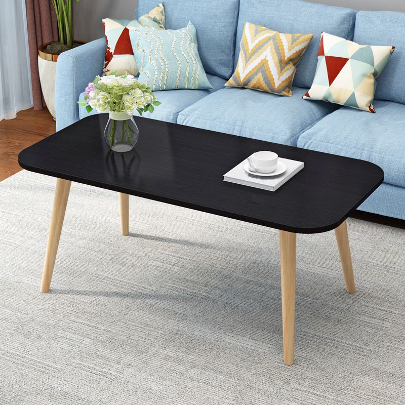 Contemporary 3 Legs and 4 Legs Cocktail Table Wooden Coffee Table