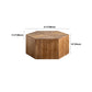 French Country Geometric Coffee or End Table Wood Coffee Table