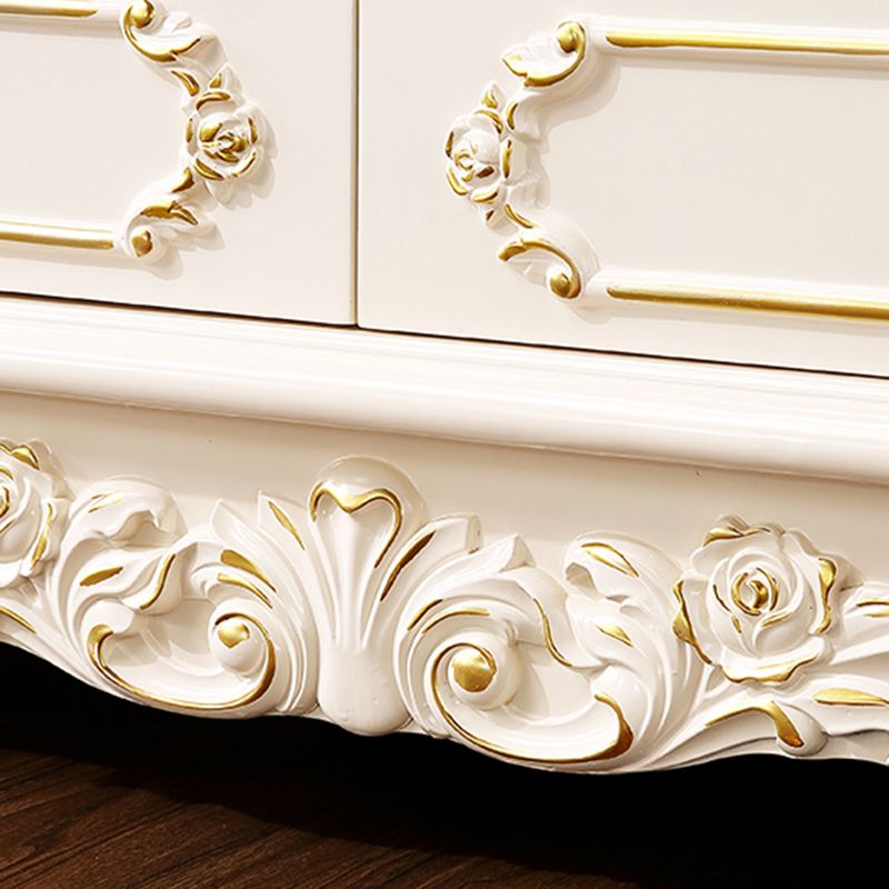 Glam Media Console Marble Open Shelving TV Stand for Living Room Clearhalo 'furn' 'furn_tv_stands_entertainment_centers' 'Furniture' 'Living Room Furniture' 'TV Stands & Entertainment Centers' 'TV Stands & Media Storage Furniture' 'tv_stands_entertainment_centers' 1200x1200_ae838f73-f522-41ef-b4b7-e3a948dd6178