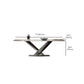 Medieval Modern Stone Dinette Table Rectangle Table for Dining Room Clearhalo 'Dining Tables & Seating' 'Dining Tables' 'dining_table' 'furn' 'furn_dining_table' 'Furniture' 'Kitchen & Dining Furniture' 1200x1200_ae839059-568f-4aec-9a67-e52be298d0e8