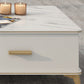 Wooden Coffee Cocktail Table with Storage 4 Legs Contemporary Rectangle Clearhalo 'Coffee & Accent Tables' 'Coffee Tables' 'coffee_tables' 'furn' 'furn_coffee_tables' 'Furniture' 'Living Room Furniture' 1200x1200_ae853d03-a6da-4833-8f15-7546bb30a60d