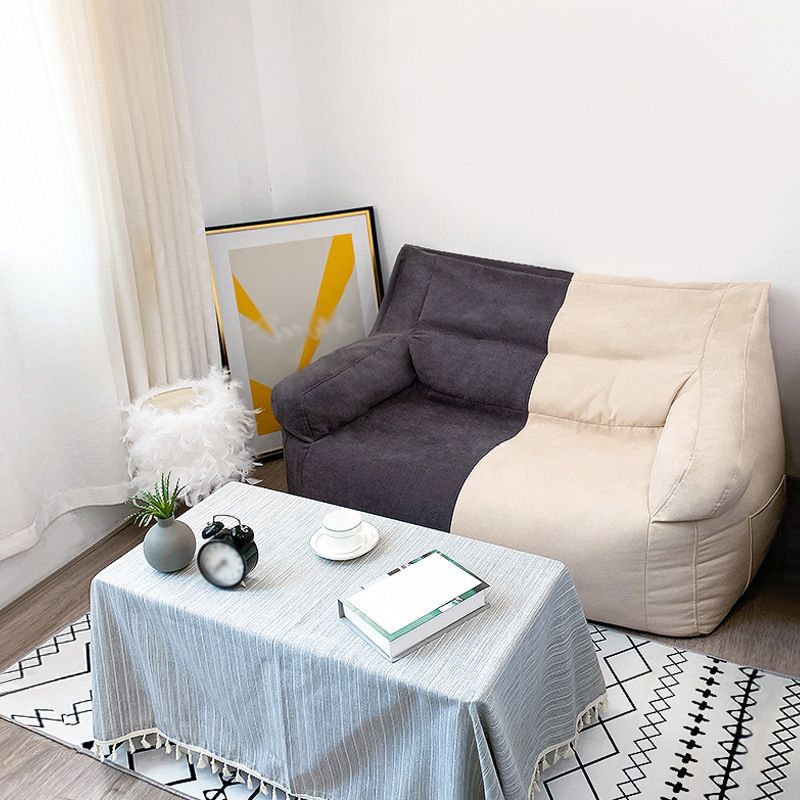 Linen Tuxedo Arm Loveseat for Apartment 49.21" D X 31.5" W X 26.77" H