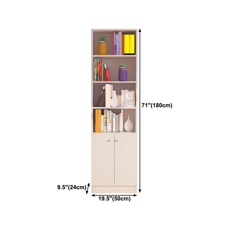 71"H x 9.45"W Bookcase Contemporary Style Closed Back Bookshelf for Home Office Clearhalo 'Bookcases' 'furn' 'furn_bookcases' 'Furniture' 'furniture_bookcases' 'Office Furniture' 1200x1200_ae8b3908-8bd4-4f8e-86c6-f322d251e5d0