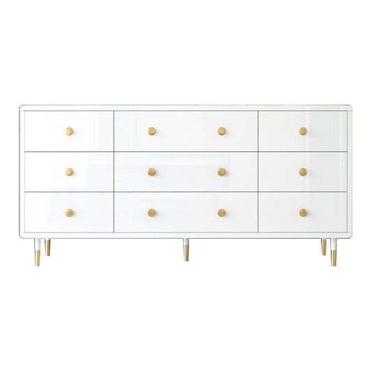 Table buffet de 32 pouces Hauteur de style glamour en bois pour cuisine