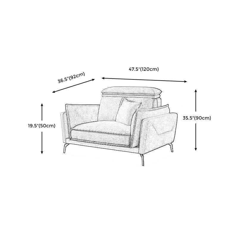 Modern Square Arm Cushion Back Sectional Faux Leather Sofa and Chaise in Dark Gray Clearhalo 'furn' 'furn_sectionals' 'Furniture' 'furniture_sectionals' 'kitchen' 'kitchen_sectionals' 'Living Room Furniture' 'Sectionals' 1200x1200_ae8ecd86-3004-4e26-befc-0b4bc93df467
