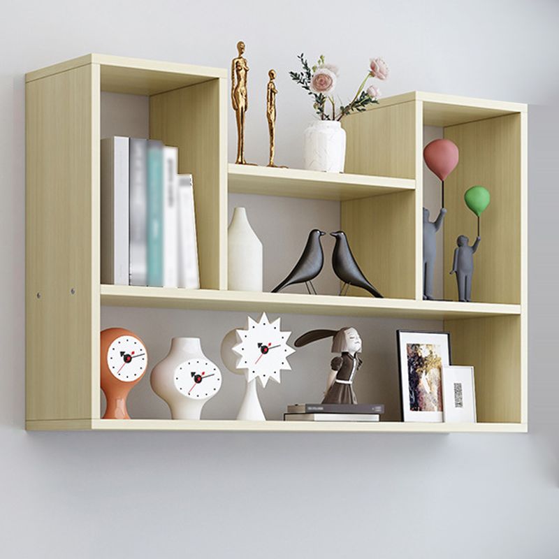 Libreria orizzontale a parete in stile contemporaneo per ufficio e casa