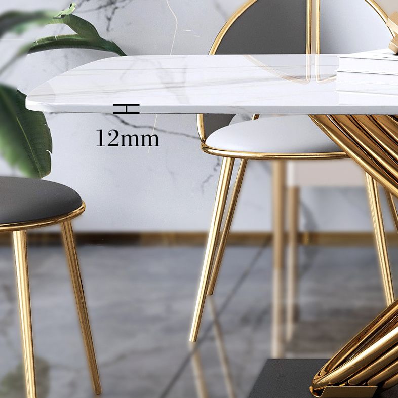 Rectangle Pedestal Luxury Dining Table Three-Color Fixed Table of Sintered Stone Clearhalo ' dining_table' 'Dining Tables & Seating' 'Dining Tables' 'furn' 'furn_dining_table' 'Furniture' 'furniture_dining_table' 'Kitchen & Dining Furniture' 'kitchen&dining_furn' 'kitchen' 'kitchen_dining_table' 1200x1200_ae921536-a9d6-4136-b82d-eef10298ed6f