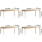 Rectangle 4-foot Home Furniture Solid Wood Dining Table for Dining Room Clearhalo ' dining_table' 'Dining Tables & Seating' 'Dining Tables' 'furn' 'furn_dining_table' 'Furniture' 'furniture_dining_table' 'Kitchen & Dining Furniture' 'kitchen&dining_furn' 'kitchen' 'kitchen_dining_table' 1200x1200_ae937f55-b8cf-45c1-98b9-59530c5cd4ff