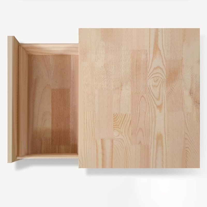 Modernismo de almacenamiento de la mesa de almacenamiento de la noche de la cama de madera con cajón