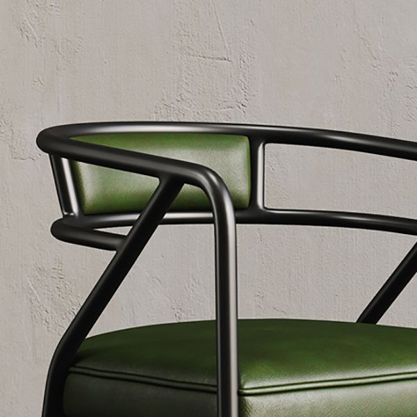 Glam Style Indoor Arm Chair Open Back 21.65" Wide Dining Chair Clearhalo 'Dining Chairs' 'Dining Tables & Seating' 'dining_chair' 'furn' 'furn_dining_chair' 'Furniture' 'furniture_dining_chair' 'Kitchen & Dining Furniture' 1200x1200_ae94d142-6584-4ca1-bde8-decaebadc563