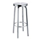 1 Pcs Industrial Silver Counter Stools Stainless Steel Bar Bristol Stools with Round Seat Clearhalo 'Bar Furniture' 'Bar Stools' 'bar_stools' 'furn' 'furn_bar_stools' 'furniture_bar_stools' 'Kitchen & Dining Furniture' 'kitchen&dining_furn' 'kitchen' 'kitchen_furn' Furniture' 1200x1200_ae97e11d-0f00-4db1-b986-9f904e26c54d