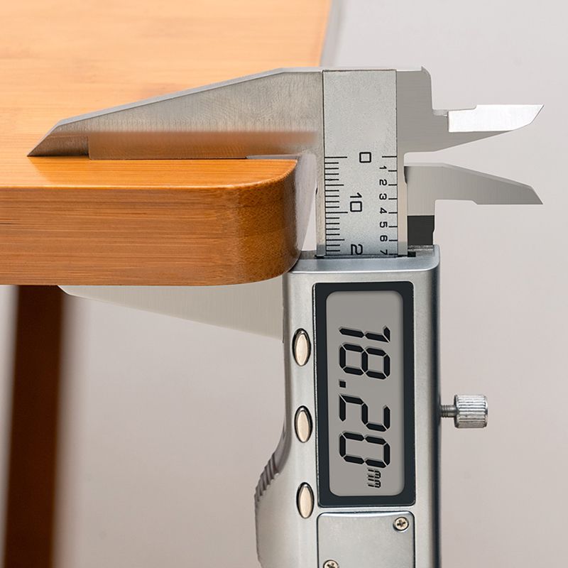 Contemporary Natural Wood Table Bamboo Home Dining Table with Pedestal Clearhalo 'Dining Tables & Seating' 'Dining Tables' 'dining_table' 'furn' 'furn_dining_table' 'Furniture' 'furniture_dining_table' 'Kitchen & Dining Furniture' 'kitchen' 'kitchen_dining_table' 1200x1200_ae982189-0e77-49d9-8e4f-51961eb94274