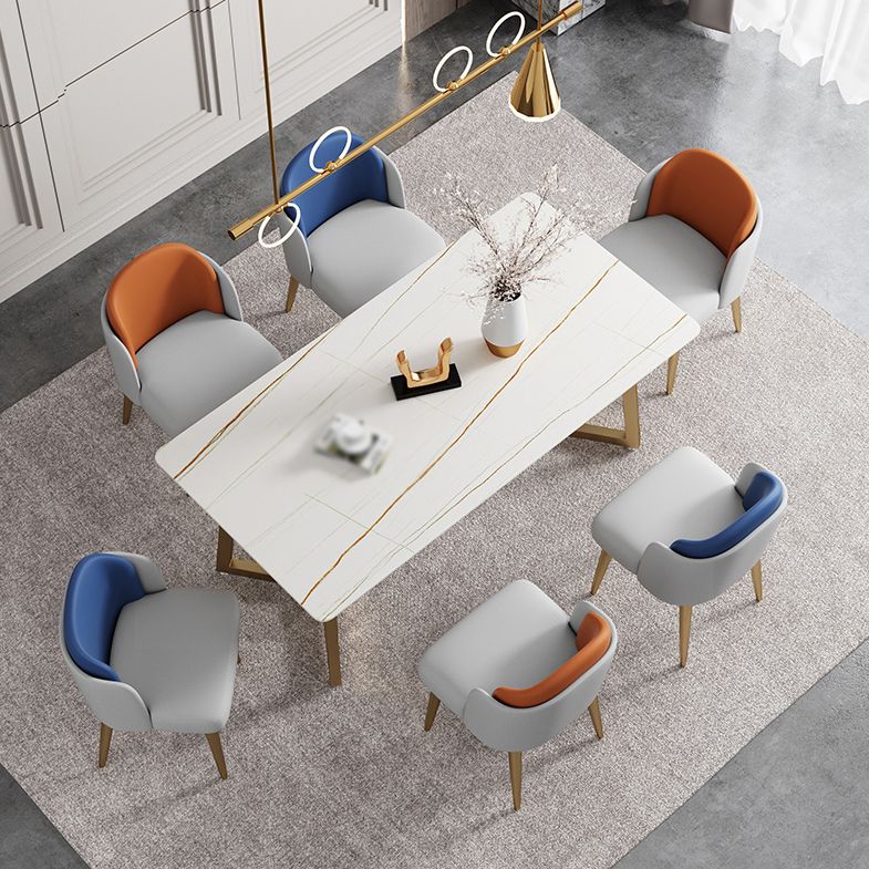 Nordic Style 1/2/5/7 Pieces Dinette Set White Sintered Stone Top Dining Table Set Clearhalo 'Dining Room Sets' 'Dining Tables & Seating' 'dining_room_set' 'furn' 'furn_dining_room_set' 'Furniture' 'furniture_dining_room_set' 'Kitchen & Dining Furniture' 'kitchen&dining_furn' 'kitchen' 1200x1200_ae9a030b-249f-4459-9488-04419466440d