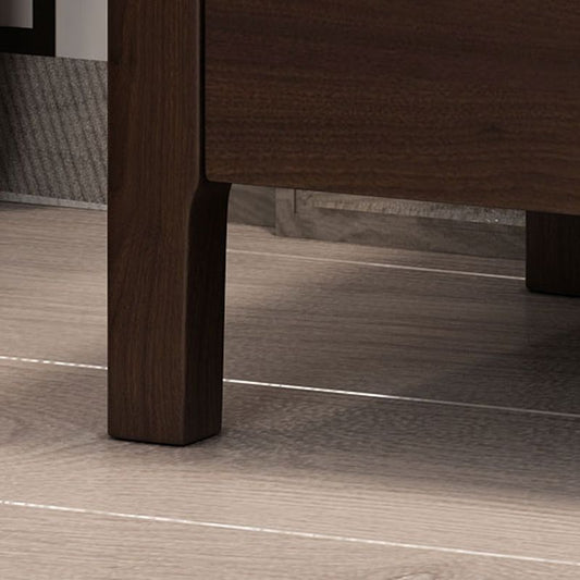 2 - Schublade zeitgenössischer Akzenttisch Nachttest antikes Finish -Bett Nachttisch