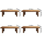 Pine Solid Wooden Table Rectangle Dining Table with Double Pedestal, in Brown Clearhalo ' dining_table' 'Dining Tables & Seating' 'Dining Tables' 'furn' 'furn_dining_table' 'Furniture' 'furniture_dining_table' 'Kitchen & Dining Furniture' 'kitchen&dining_furn' 'kitchen' 'kitchen_dining_table' 1200x1200_ae9bafbb-6f8e-4eb5-aae9-c1d577946f80