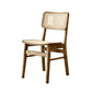 Open Back Side Chair Wood Traditional Dining Kitchen Room Chair
