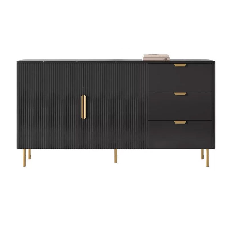 Stone moderno top moderno tavolo da tavolo a 3 cassetti per la casa