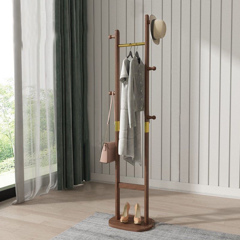 Scandinavian Hall Stand Wood Free Standing Storage Shelf Organizer Hall Tree Clearhalo 'Entry & Mudroom Furniture' 'furn' 'furn_hall_tree_coat_racks' 'Furniture' 'Hall Trees & Coat Racks' 'hall_tree_coat_racks' 1200x1200_aea0ab23-8baf-48a4-8088-a7e52c8241a1