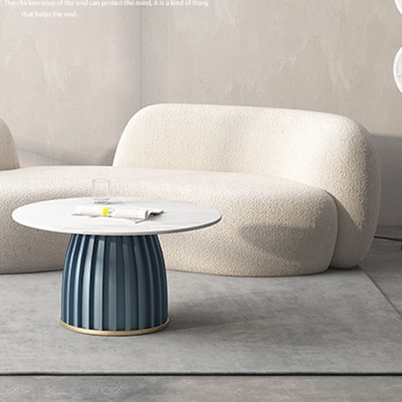 Beige Recessed Arm Curved Sofa Wool Contemporary Sofa for Apartment