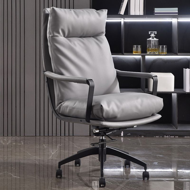 Modern Managers Chair Padded Arms Executive Chair with Wheels for Office Clearhalo 'furn' 'furn_office_chair' 'Furniture' 'Office Chairs' 'Office Furniture' 'office_chair' 1200x1200_aea65f8e-78fe-4dae-bbb3-0b22034197f3
