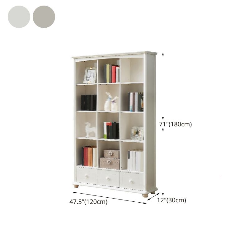 Modern Style Bookcase Engineer Wood Closed Back Bookshelf for Home Office Clearhalo 'Bookcases' 'furn' 'furn_bookcases' 'Furniture' 'Office Furniture' 1200x1200_aea6a896-f0e3-4230-8f07-8aa13088b448