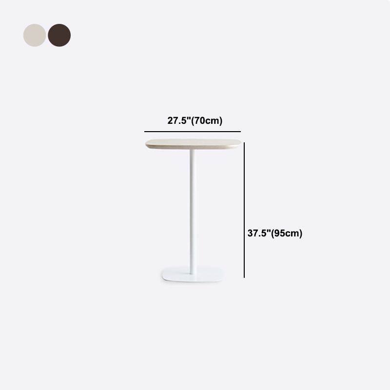 Industrial Round Bar Counter Table Wooden Dining Table for Kitchen Clearhalo 'Bar Furniture' 'Bar Tables' 'bar_tables' 'furn' 'furn_bar_tables' 'Furniture' 'furniture_bar_tables' 'Kitchen & Dining Furniture' 1200x1200_aea87e6c-fcb3-4d72-8f56-c682a8462499
