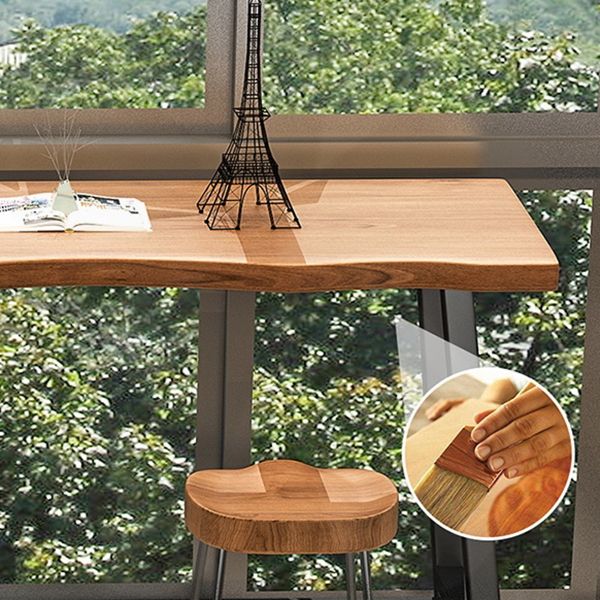 Pine Solid Wood Bar Dining Table Industrial Rectangle Bar Height Table Clearhalo 'Bar Furniture' 'Bar Tables' 'bar_tables' 'furn' 'furn_bar_tables' 'Furniture' 'Kitchen & Dining Furniture' 1200x1200_aea93f17-ab6e-49c1-b311-d354a3564666