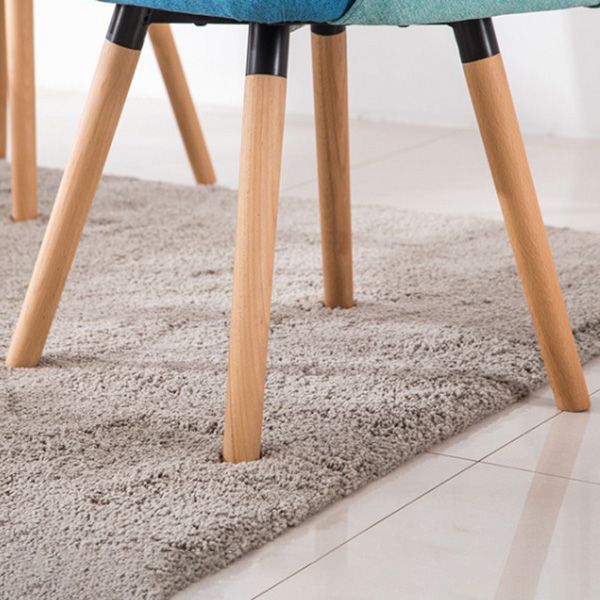 Nordic Style Solid Wood Dining Room Chair Upholstered Arm Chair for Home Use Clearhalo ' kitchen&dining_furn' 'Dining Chairs' 'Dining Tables & Seating' 'dining_chair' 'furn' 'furn_dining_chair' 'Furniture' 'furniture_dining_chair' 'Kitchen & Dining Furniture' 'kitchen' 1200x1200_aea94ea7-7f37-4ac0-b7b9-6162d0a953c0