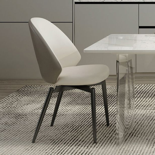 モダンなダイニングセット1/4/5/7 PCSアクリル台座の椅子付きダイニングテーブル