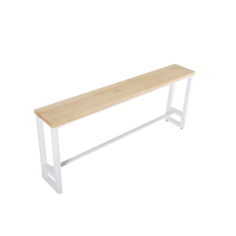 Modern Light Wood Finish 1/4/5 Pcs Bar Set with Footrest for Dining Room