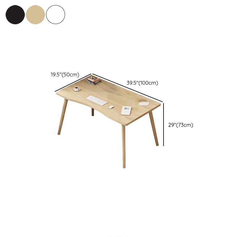 Rectangular Shaped Office Desk Natural/White/Black Writing Desk for Office Clearhalo 'furn' 'furn_office_desk' 'Furniture' 'Office Desks' 'Office Furniture' 'office_desk' 1200x1200_aeaf7c43-ce3d-4da5-a3a5-a9acd6f7a528