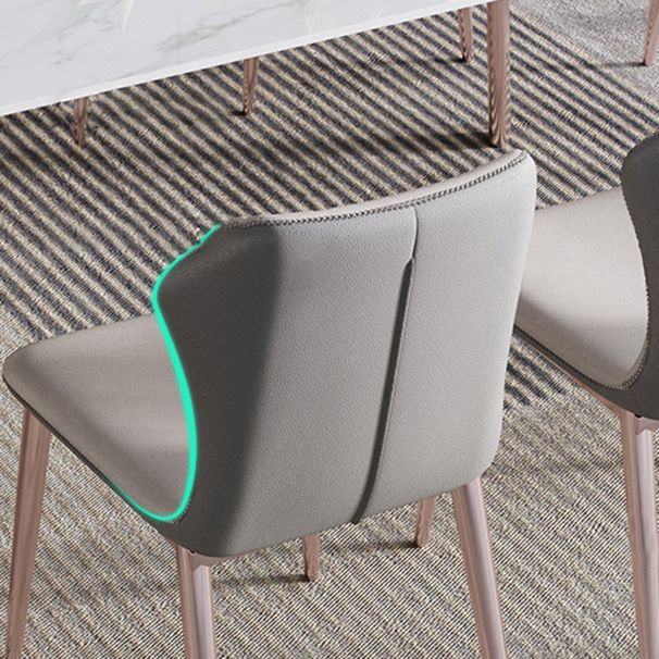 Nordic Glam Sintered Stone Dining Table Set 1/2/5/7 Pieces Dining Set Clearhalo 'Dining Room Sets' 'Dining Tables & Seating' 'dining_room_set' 'furn' 'furn_dining_room_set' 'Furniture' 'Kitchen & Dining Furniture' 1200x1200_aeb12b52-cd04-40a6-9989-d26456107017