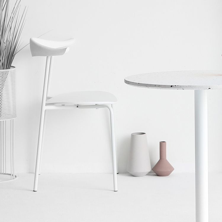 Minimalist Style Open Back Dining Side Chair Armless Dining Side Chair for Home (Set of 2) Clearhalo ' kitchen&dining_furn' 'Dining Chairs' 'Dining Tables & Seating' 'dining_chair' 'furn' 'furn_dining_chair' 'Furniture' 'furniture_dining_chair' 'Kitchen & Dining Furniture' 'kitchen' 1200x1200_aeb2a0f2-0b28-4770-94f2-85c78469effb