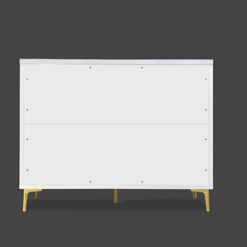 Server da pranzo bianco contemporaneo prodotto in legno regolabile server