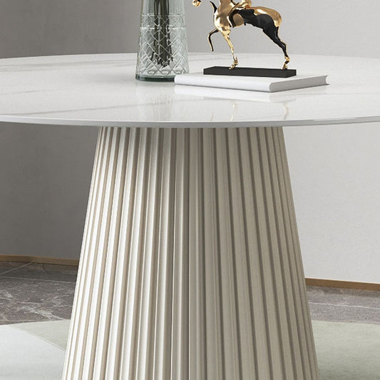 1/3/4/7 Pcs Metal Modern Dining Room Set with Round Table and Metal Base Dining Set Clearhalo 'Dining Room Sets' 'Dining Tables & Seating' 'dining_room_set' 'furn' 'furn_dining_room_set' 'Furniture' 'furniture_dining_room_set' 'Kitchen & Dining Furniture' 'kitchen&dining_furn' 'kitchen' 1200x1200_aeb48180-773e-4e8a-9414-19f8ae88383e