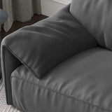 Sofá estándar de la almohada de la sala de estar contemporánea