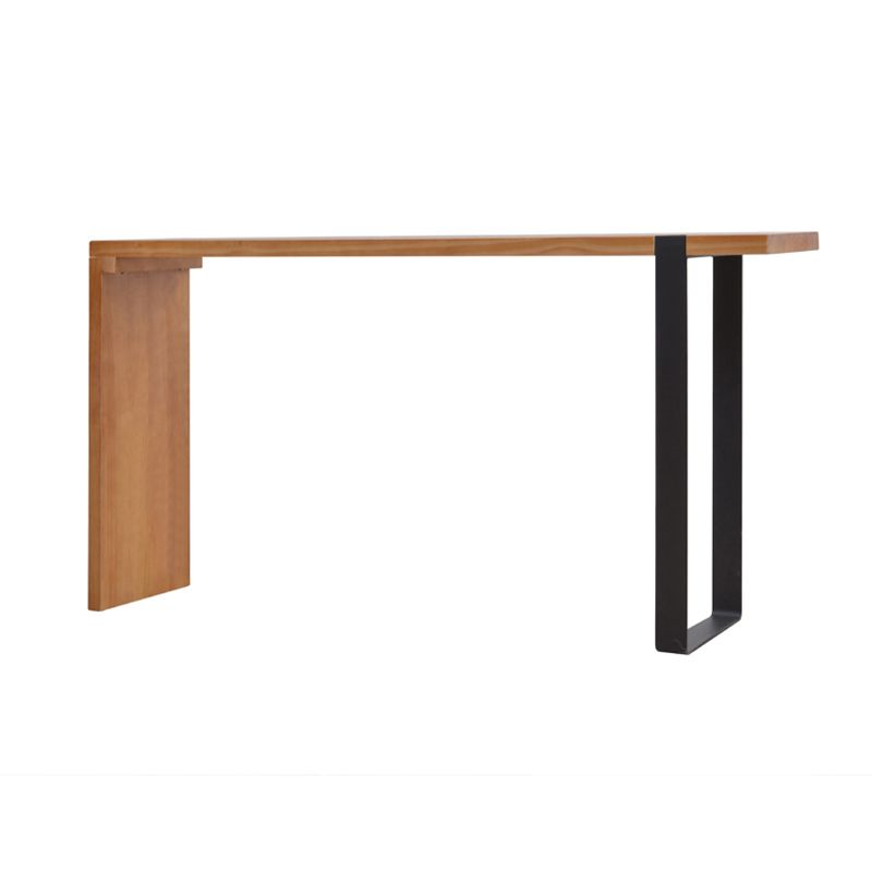 Modern Pub Height Dining Table Natural Wood Counter Height Table