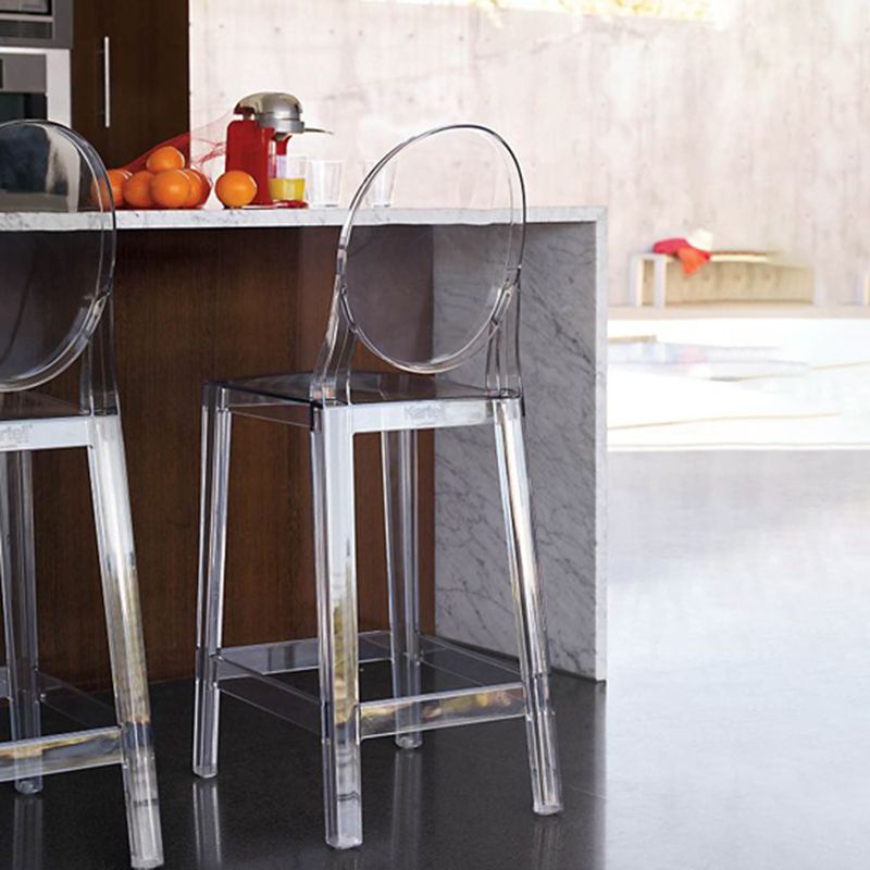 Plastique contemporain Low Back Counter Tool Represt Rester avec 4 jambes