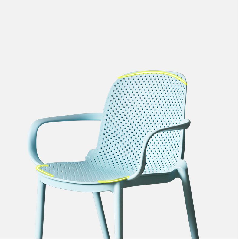 Contemporary Style Plastic Dining Chair Dining Stackable Chairs for Kitchen (Set of 4) Clearhalo ' kitchen&dining_furn' 'Dining Chairs' 'Dining Tables & Seating' 'dining_chair' 'furn' 'furn_dining_chair' 'Furniture' 'furniture_dining_chair' 'Kitchen & Dining Furniture' 'kitchen' 1200x1200_aeb98952-adc2-403f-a9c3-03fcb022a6c2