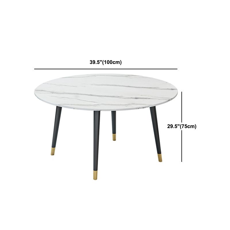 Glam Iron Dinette Set 1/4/5/6/7 Pieces Round White Sintered Stone Top Dining Table Set Clearhalo 'Dining Room Sets' 'Dining Tables & Seating' 'dining_room_set' 'furn' 'furn_dining_room_set' 'Furniture' 'Kitchen & Dining Furniture' 1200x1200_aeba8130-1817-49ff-8cae-f939d0cc5d40