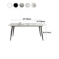 Rectangle 4 Legs Kitchen Table Industrial Sintered Stone Dining Desk